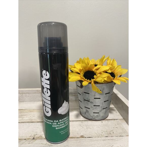 Gillette MENTHOL Foamy Shaving Cream Shave Foam 10 Oz Discontinued - Picture 1 of 6